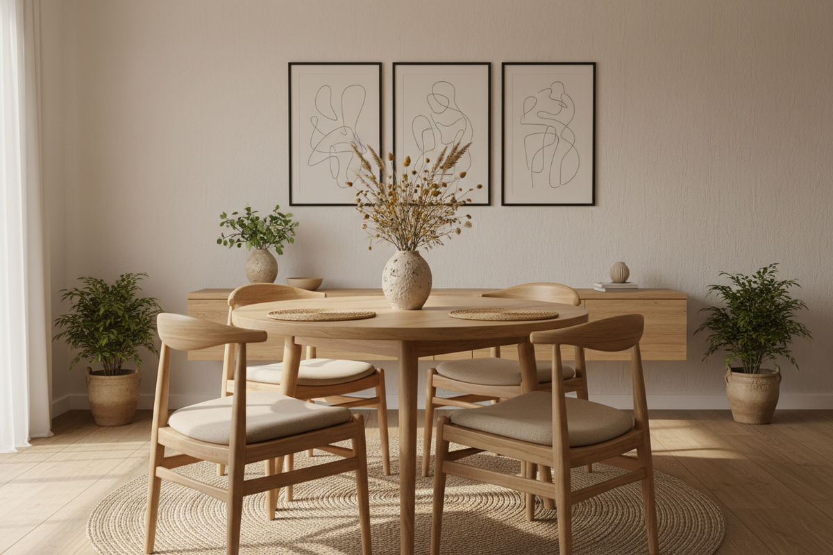 Dining Table - Japandi Style