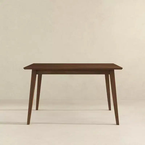 47 Modern Style Solid Wood Rectangular Dining Table  Modern Beveled-Edge Breakfast Table, Seats 4