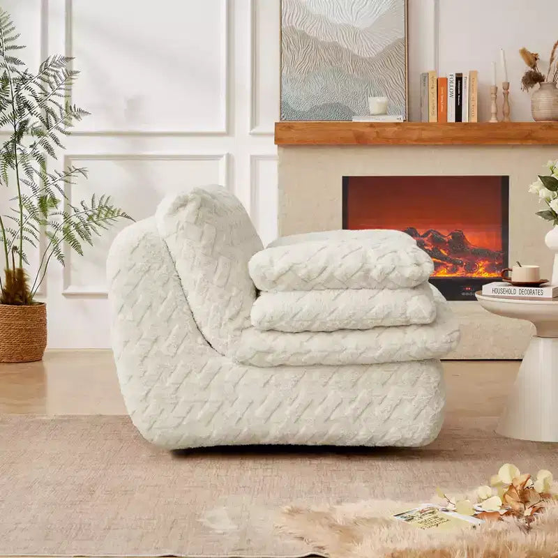 Full Compression Swivel Sofa Chair