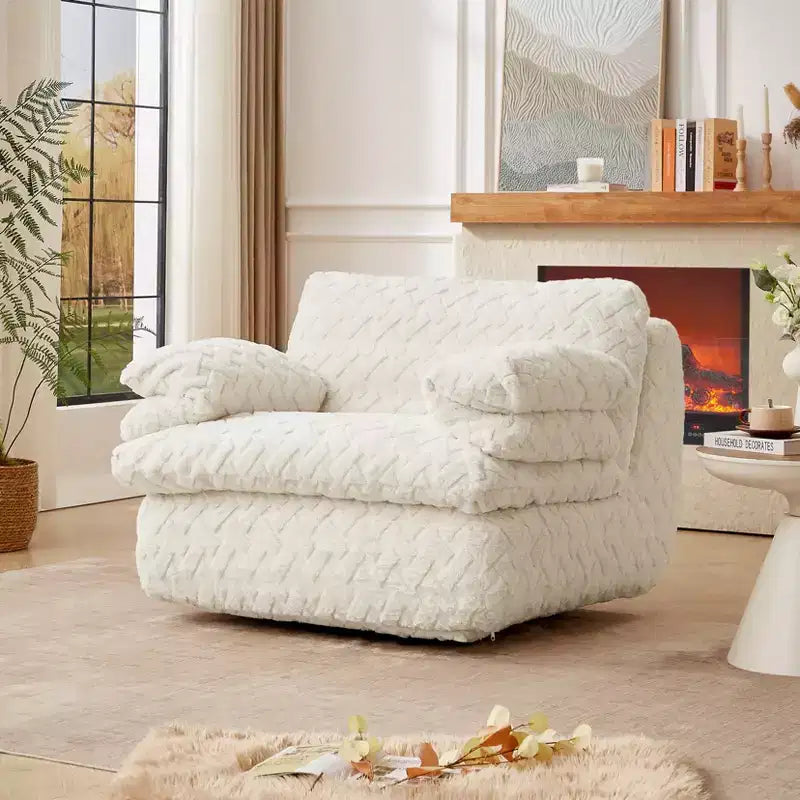 Full Compression Swivel Sofa Chair