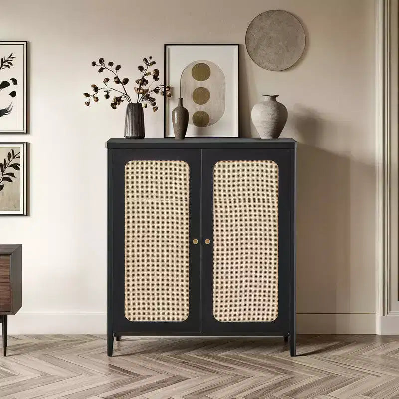 Spruce & Spring Boho Chic Sideboard Buffet Cabinet for Dining Room