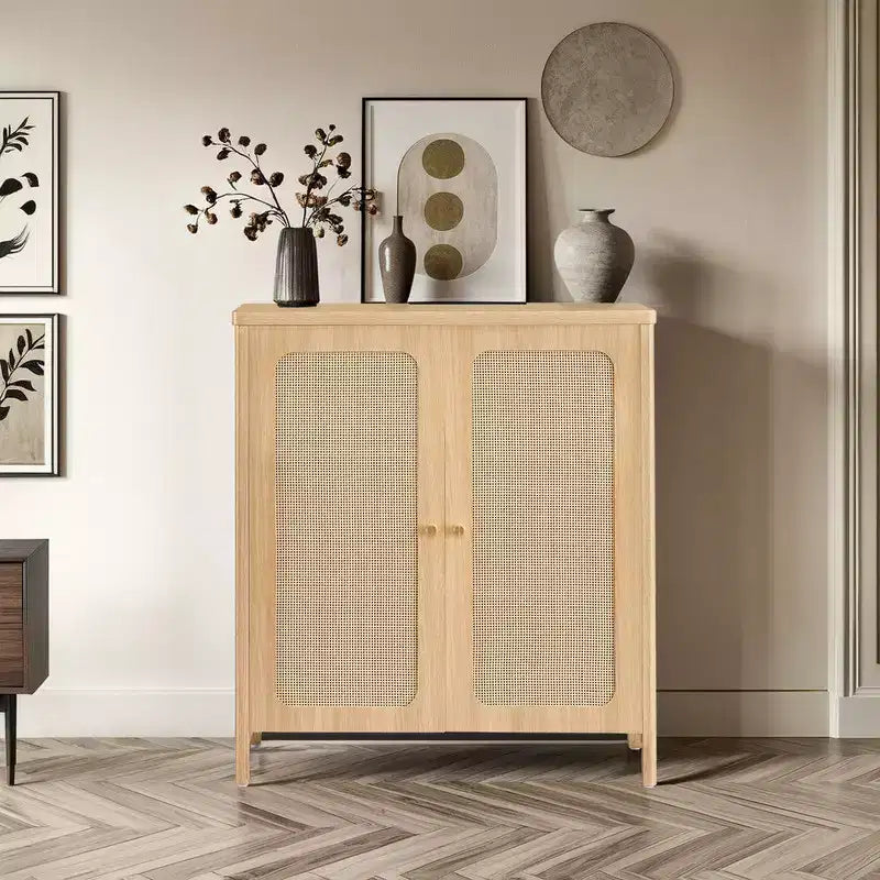 Boho Chic Sideboard Buffet Cabinet for Dining Room