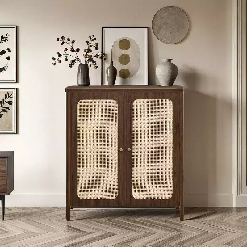 Boho Chic Sideboard Buffet Cabinet for Dining Room