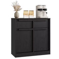 Sideboard Buffet Cabinet with 2/4 Drawers  31.5/62 Large Coffee Cabinet with Storage, Modern Storage Buffet Table for Kitchen & Dining Room