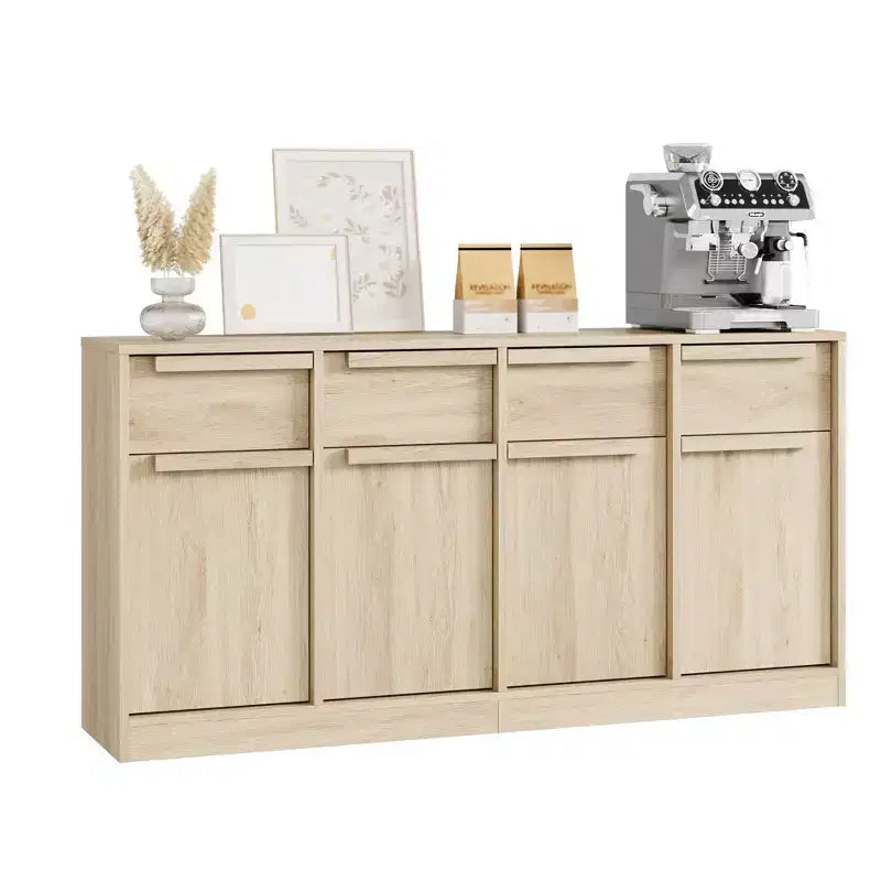 Sideboard Buffet Cabinet with 2/4 Drawers 31.5/62 Large Coffee Cabinet with Storage, Modern Storage Buffet Table for Kitchen & Dining Room