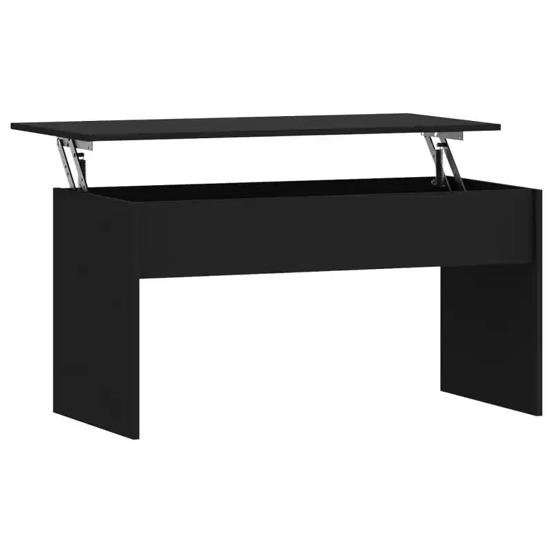 Coffee Table Black Engineered wood Medium Adjustable Armrests