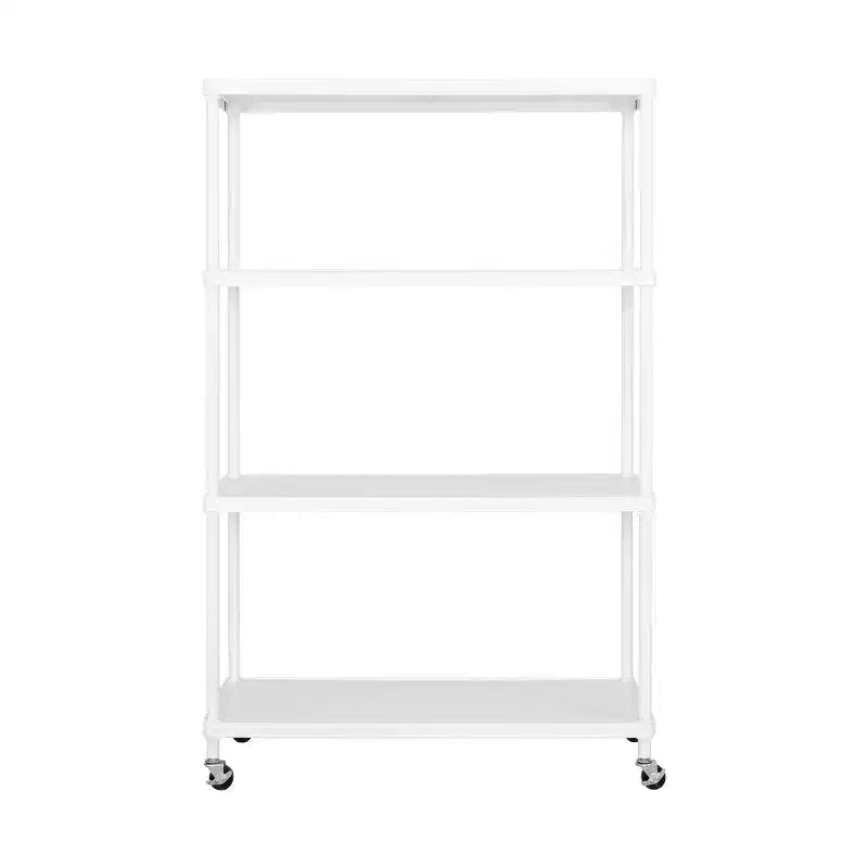 HOME 4-Tier Steel Shelving with Shelf Liners, 36 W x 14 D x 56.5 H