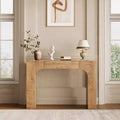 Long Console Table with Drawer, Wood Rectangular Sofa Table Behind The Couch, Farmhouse Entryway Foyer Hallway Tables for Entrance, Living Room