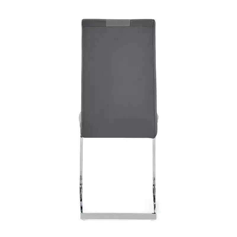 Dining Chair Grey with Stripe