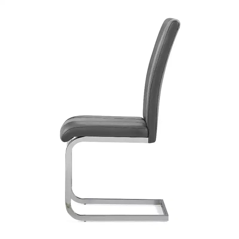 Dining Chair Grey with Stripe