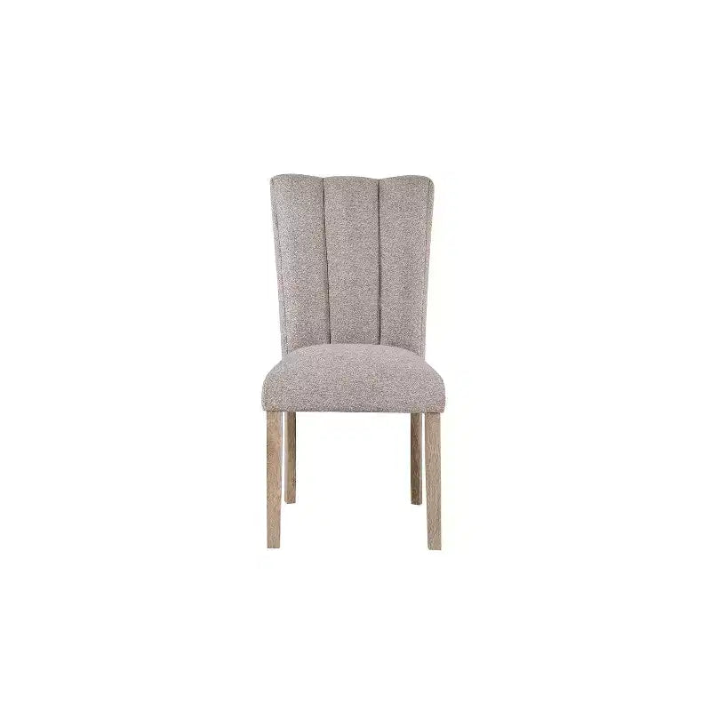 HomeStock D8683 Dining Chair - Beige Kit Of 2