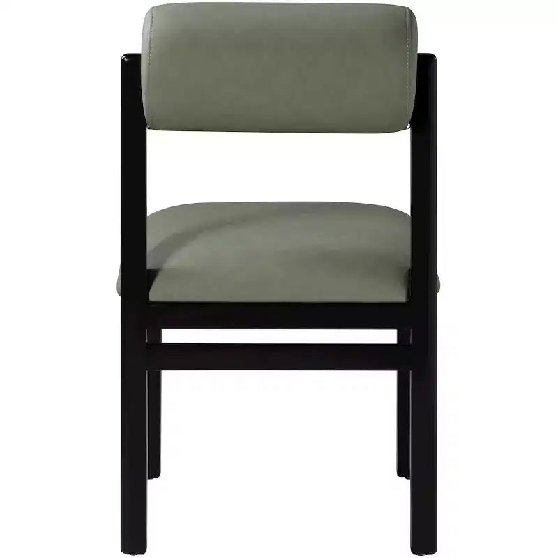 Vegan Leather Upholstered Dining Chair, Set of 2