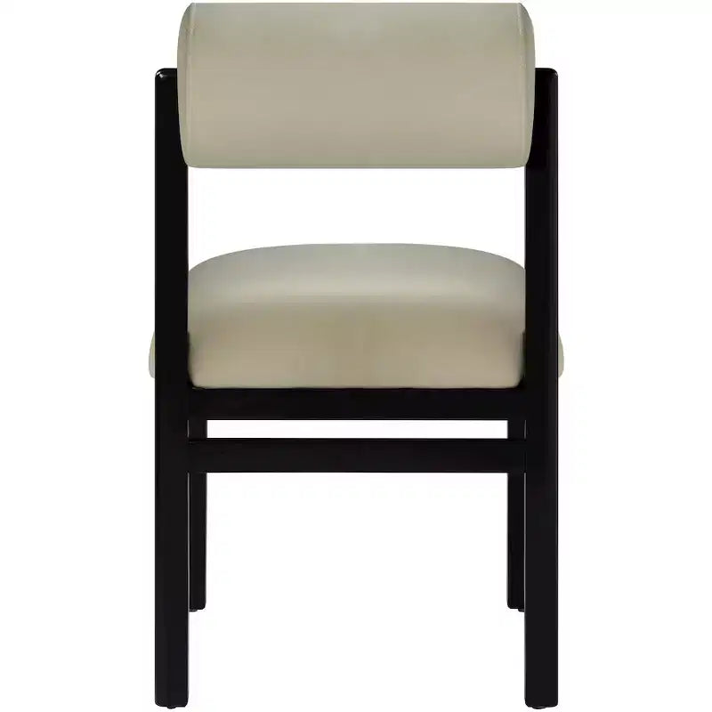 Vegan Leather Upholstered Dining Chair, Set of 2