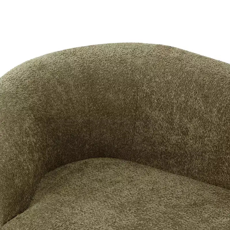Chaise Lounge, Mid-Century Modern Sofa with Rubberwood Frame, Left-Facing Daybed for Living Room