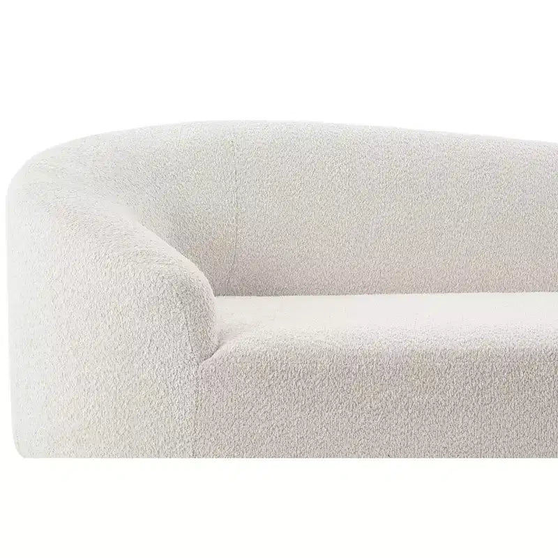 Chaise Lounge, Mid-Century Modern Sofa with Rubberwood Frame, Left-Facing Daybed for Living Room