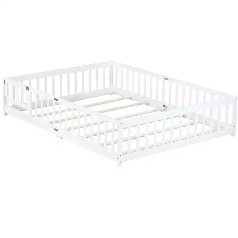 Queen Bunk Bed Safety Rail Noise-Free Design Heavy-Duty Metal