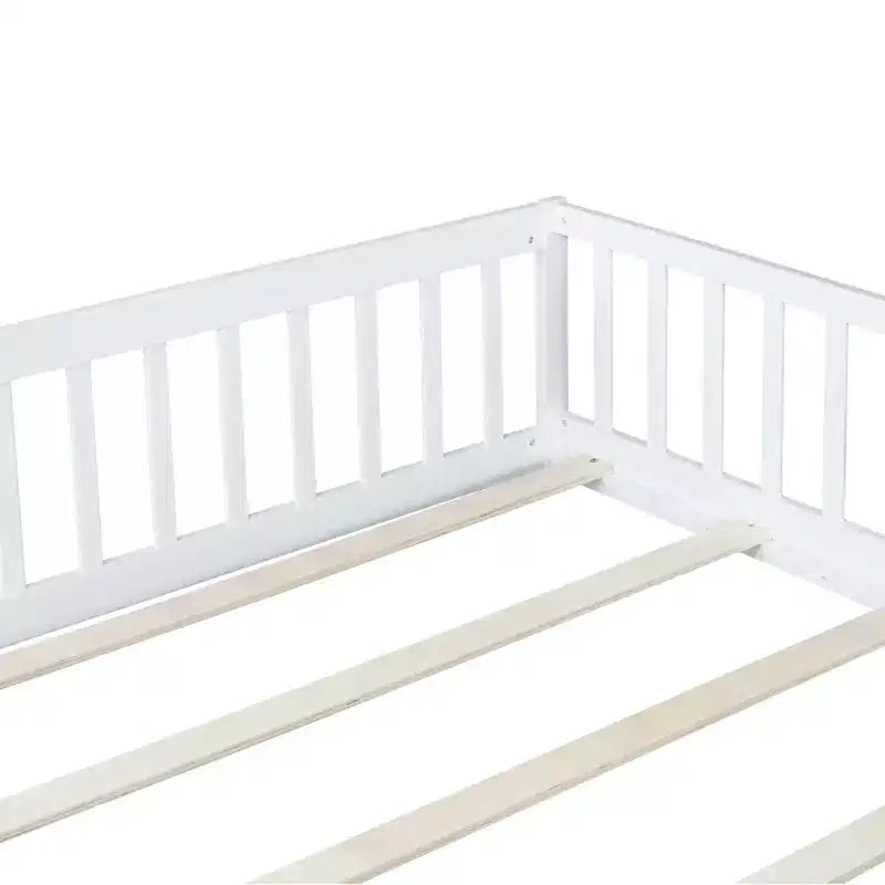 Queen Bunk Bed Safety Rail Noise-Free Design Heavy-Duty Metal