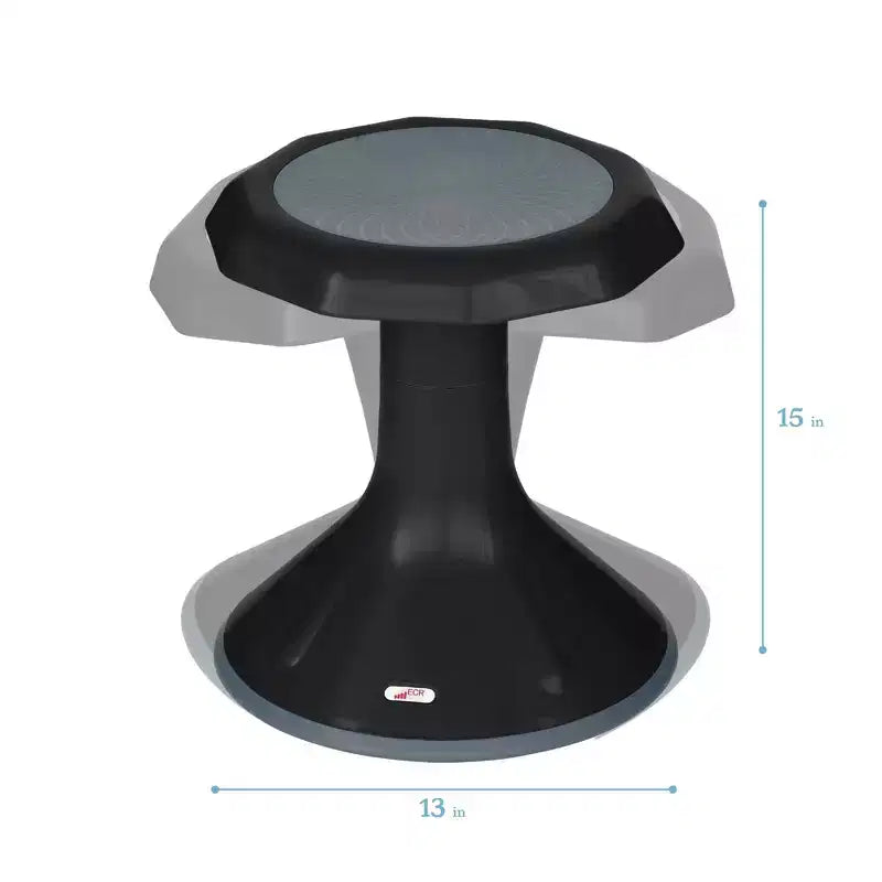 ACE Active Core Engagement Wobble Stool, 15in Seat Height, Flexible Seating