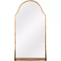 Cooper Classics Sawyer Antique Bronze 20 x 38 Wall Mirror with Shelf